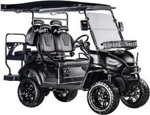 StandbyMe Electric Golf Cart 5000-Watt Motor 4-Seat 48V Battery Golf Utility Buggy Black