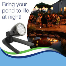 Aquascape Pond and Landscape LED 3-Watt Spotlight 6-Pack, Warm White Low Voltage Submersible Outdoor Lights for Water Features, Gardens, Trees, and Waterfalls, 84047