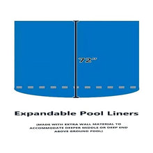 IJOWEEN 28 Feet Round Overlap Expandable Style Above Ground Swimming Pool Liner