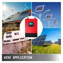 ROROLL Solar Charge Controller, 60A 40A MPPT Solar Controller 48V/36V/24V/12V Auto Back-Light LCD Max 150VDC Input Energy Saving WiFi RS485 Port(60A)