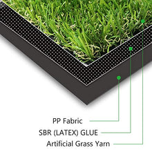 Fas Home Artificial Grass Turf 10FTX58FT 0.8" Pile Height Customized Width-10FT