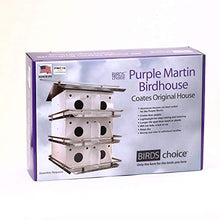 Birds Choice Premium Aluminum Purple Martin House – 16 Room, 4 Floor Birdhouse with Starling Resistant Entrance Holes, Ventilated Roof & Easy Cleaning, Unassembled