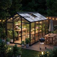 Garvee 6x10ft Walk-in Greenhouse, Heavy Duty Large Outdoor Green House