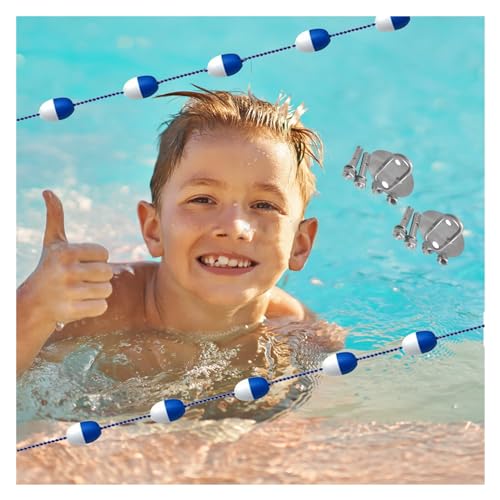 Swimming Pool Swimming Safety Partition Rope, Swimming Safety Rope Floating Safety Rope 1/2/3/4/5/6/7/8/9/811M Swimming Divider for Inground s/Beaches/Hazardous Areas, Equipment for Swimming
