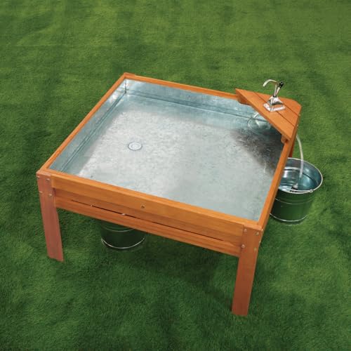Excellerations Outdoor Water Sensory Table with Pump Sand