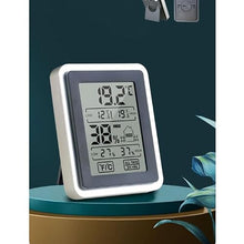 ASWRTYJO ABS Digital Display Hygrometer Touch Screen Remember High Low Temperatures