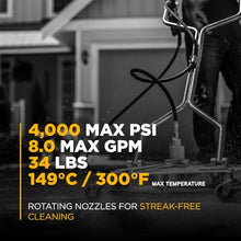BE Power Equipment 24" Whirl-A-Way Stainless Steel Commercial Pressure Washer Surface Cleaner for Hot/Cold Water 85.403.010
