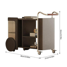 CHmrfvqtus Couch Side Table Modern Trolley Rack Simple Mobile Side Table Cabinet Home Living Room Leisure Tea Bar