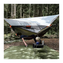 Hammock. 5Pcs Outdoor Camping Hammock, Ridge Rope Increased Anti Rollover, Quick Opening Mosquito Proof Hammock .Hammocks for Outside