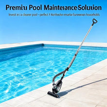 zcjysqav Cordless Spa Vacuum - Above Ground Pool Cleaner w/Brush Heads for Debris & Sand