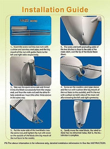 CHRISK Vertical Spiral Wind Power Turbine Generator, 8000W Vertical Axis Breeze Start Wind-Solar Complementary with MPPT Controller,24v