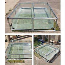 MUHM Pool Above Ground, Fully Transparent Fish Pond Bring Support Fish Breeding Swimming Pool Visible Pool for Garden Temporary Water Tank, Customizable (Color : Clear, Size : 100X66X60CM)