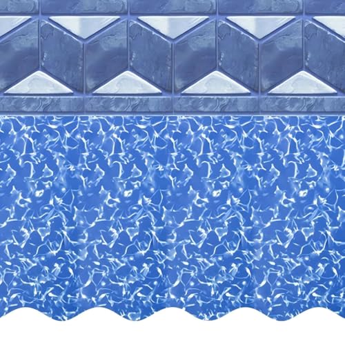 IJOWEEN 21 Feet Round Above Ground Swimming Pool Liner, 25 Gauge Thick