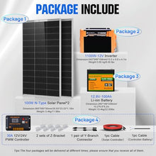 ECO-WORTHY 200 Watt 12V Complete Solar Panel Starter Kit for RV Off Grid