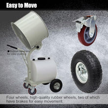 HayWHNKN Industrial Misting Cooling Spray Fan Electric Humidification and Watering 560m³/min 60L Water Tank One Motor