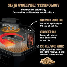 Ninja Woodfire ProConnect Premium XL Outdoor Grill & Smoker, Black & Gold