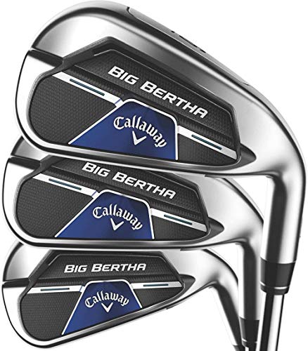 Callaway Big Bertha B21 Iron Set (Set of 8 Clubs: 4IR - PW, AW, Right, Graphite, Regular) Silver