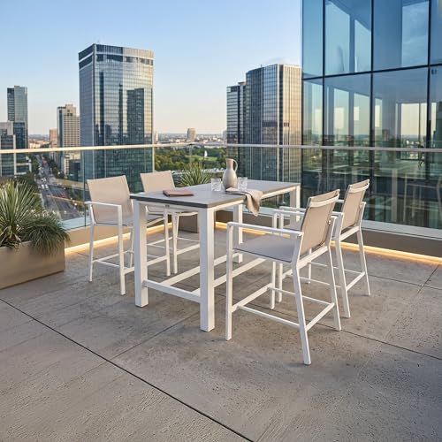 KETTLER Primavera 5-Piece Bar Set - White (Without Cushions)