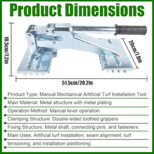 Artificial Grass Installation Tool, Turf Seam Stretcher Puller