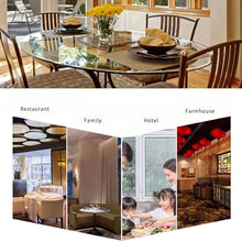 Pealihuy Plate Glass, with Glass Table Top Round Glass Top for Outdoor Patio Table - Durable Wear Resistance Tempered Glass Table Top, 9mm Thick, Ø 20in•30in•40in(78cm(31 in))