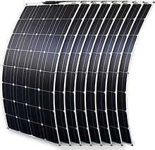 200W 300W 400W 600W 800W Solar Panel Kit with 40A Charge Controller, 18V Flexible Monocrystalline Solar Panel for 12-24V Battery Charging, Car Battery, Caravan,