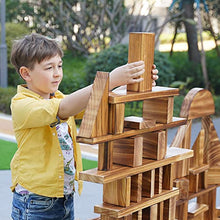penepico Mega Outdoor Carbonized Wooden Building Blocks Set 54 pcs Jumbo Set
