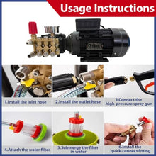 IntXanth Electric Portable High-Pressure Pump for Car Washing 4 US gal 220V