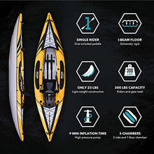 Driftsun Almanor 110 Inflatable Kayak Yellow - 1 Person