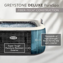 INTEX PureSpa 6 Person Inflatable Hot Tub with Energy-Efficient Spa Cover