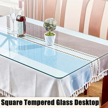 Hoiweqr Tempered Glass Table Top, Glass Table Top, Tempered Flat Edge Polish Glass Table Top, Heat-Strengthened Glass, Double Tempered Glass, Flat Tempered Glass Table Top (Size : 100x60cm)