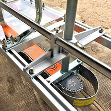 Chainsaw Mill Planking Milling Sawmill Accessories 36" Guide Bar Wood Lumber Cutting Portable Sawmill Aluminum Steel Chainsaw Mill for Builders Carpenters And Woodwo