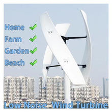 10KW 48V 12V 24V Wind Power Turbine Generator for Home 10000W Windmill Three Phase AC Generator(White-Acc,12V_10KW)