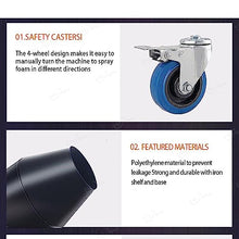 JOSBY Jet Foam Snow Cannon Foam Machine 3000W, Super Stacking Foam, Wide Coverage, Snow Sea Effect, Aviation Aluminum Box Packaging, for Swimming Pool Party Spray Blower Jet Foam Cannon Party Foam