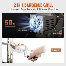 WactO 50W 132LBS Roaster Spit Rotisserie BBQ Grill for Pig, Lamb, and Chicken