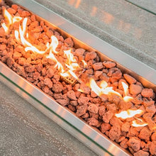 Elementi Hampton Natural Gas Fire Pit Table Cast Concrete 56 x 32-in