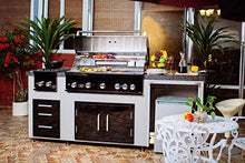 Bonfire Outdoor Kitchen Double Access Door Black 304 Stainless Steel 33 x 22 inches