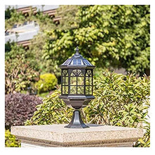 ALDEPO Courtyard Light Outdoor Pillar Lamp Garden Courtyard Fence Column Step Corridor Street Garden Fence Parking Lot Lighting (Color : Animal Horse)