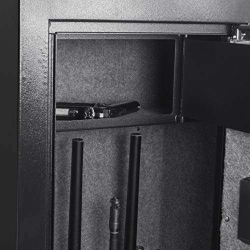 BARSKA Large Electronic Rifle Gun Safe Cabinet 7.87 Cubic Feet Black