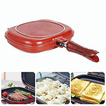 AFPSDLFJDLS Pan Double-Sided BBQ Frying Cookware Stainless Steel Steak Kitchen Accessories Cooking Tools