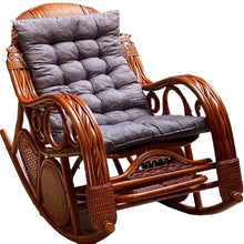 Outdoor Rocking Chair, Family Leisure Chair Stretchable Foot Pedal, Outdoor Sliding Rattan Rocking Chair, for Gardens Porches Balconies Backyards(Yellow,118 * 100 * 64cm)