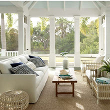 Dash & Albert Veranda Performance Area Rug 5' x 8' Natural Handwoven Washable Durable Eco-Friendly