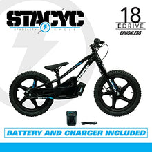 STACYC Brushless 18eDRIVE Electric Balance Bike for Kids Orange