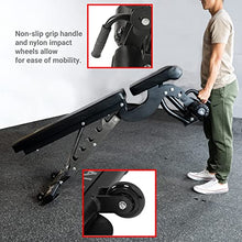 Valor Fitness DD-40 Heavy Duty Adjustable Weight Bench Black