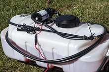 Agri-Fab 45-0628 Zero Turn Riding Lawn Mower Sprayer with Boom and Wand 15-Gallon Capacity White
