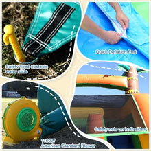 Commercial Water Slide Large 100% PVC Inflatable Water Slide for Adults Kids with Blower Blow Up Water Slide with Splash Pool Outdoor Backyard Party 21x9x12ft