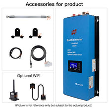 Mars Rock 2000W Wind Grid Tie Inverter with Limiter, Pure Sine Wave Inverter,Converts 45-90V DC Input to 240V AC Output,Perfectly Compatible with Home Wind Power Systems