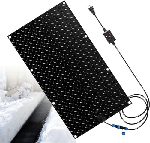 WRTYHGVGT Snow Melting mats Outdoor, Heated Snow Melting Mats for Walkways, PVC Rubber Heated Mat, for Winter Snow Removal (Color : 20 * 30in(50.8 * 76.2cm))