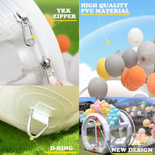 LA FEIER Inflatable Bubble House for Kids 10Ft Clear Dome Tent with Blower & Pump White