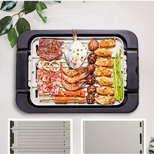 TEOYETTSF Electric BBQ Smokeless Grill Rotisserie Griddle Catering Equipment Kebab Barbecue Plate Nonstick