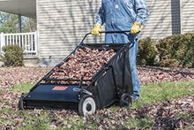 Agri-Fab 45-0570 30" Push Behind Lawn Sweeper, 12 cu. ft Hopper Bag Capacity; Leaf & Grass Catcher, with Adjustable Brush Height